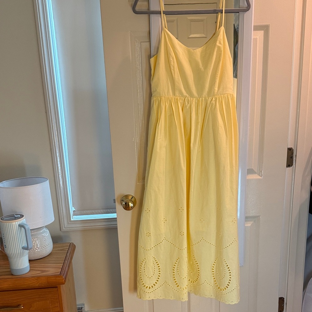 Calypso St. Barth Yellow Midi Dress